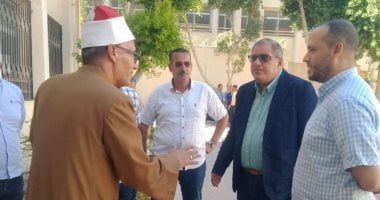 مراوح ورفع كفاءة مجمع معاهد الشروق الأزهرىة بامتحانات الثانوية